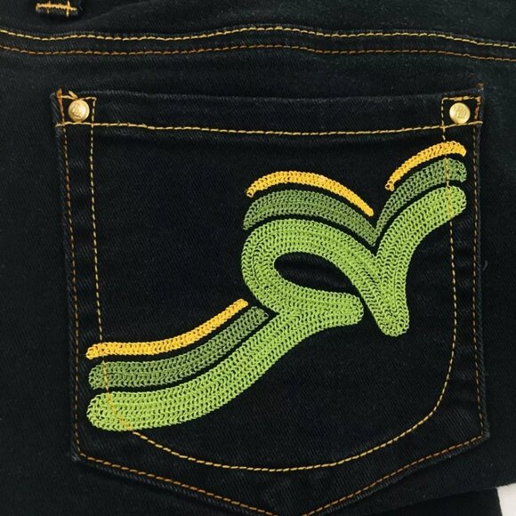 Vtg Rocawear Women’s Jeans Low Rise Boot Cut Sz 13 (32W X 33L ) Streetwear Y2K - Picture 12 of 14